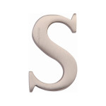 M Marcus Heritage Brass Letter S - Pin Fix 51mm